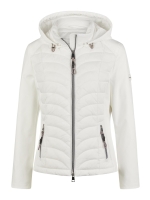 Lebek Jacke Stepp mit Kapuze 120 Offwhite