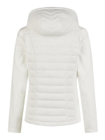 Lebek Jacke Stepp mit Kapuze 120 Offwhite
