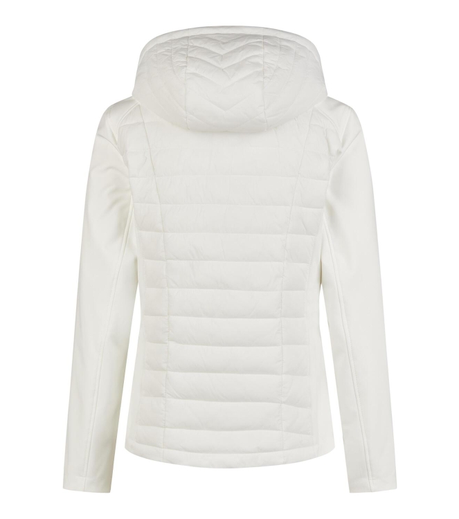 Lebek Jacke Stepp mit Kapuze 120 Offwhite