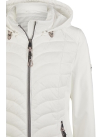 Lebek Jacke Stepp mit Kapuze 120 Offwhite