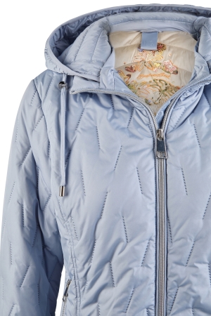 Lebek Jacke Stepp mit Kapuze 718 Smoke blue