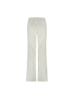 Red Button Colette cotton linnen stripe 83 cm Dark sand