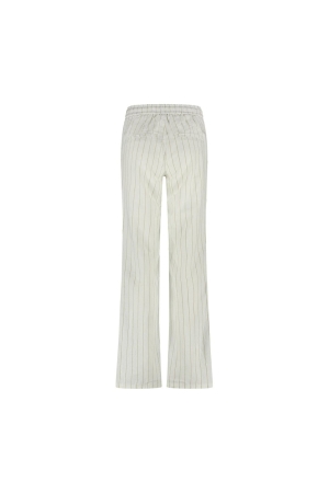 Red Button Colette cotton linnen stripe 83 cm Dark sand