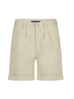 Red Button Cleo short cotton linen colour Pebble