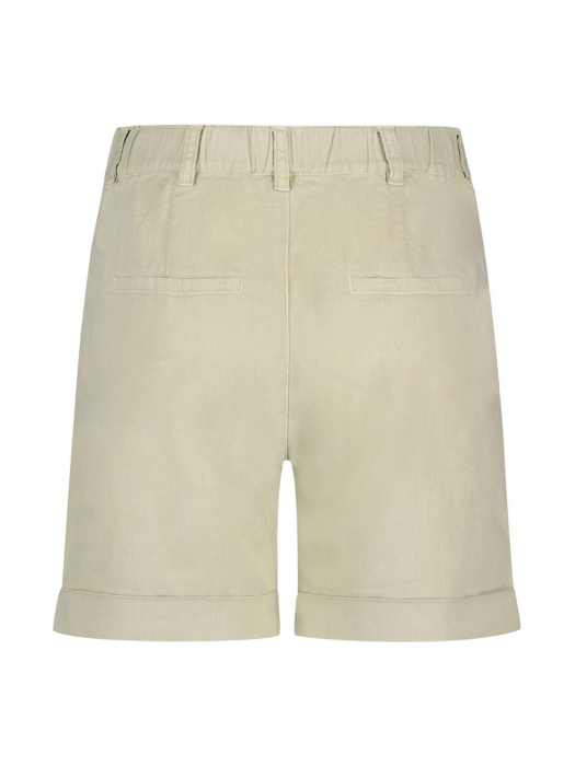 Red Button Cleo short cotton linen colour Pebble