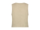 Red Button Waistcoat cotton linen Pebble