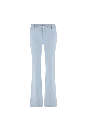 Red Button Colette & loops denim stripe Beachblue