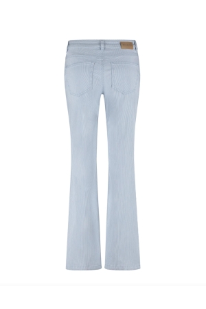 Red Button Colette & loops denim stripe Beachblue
