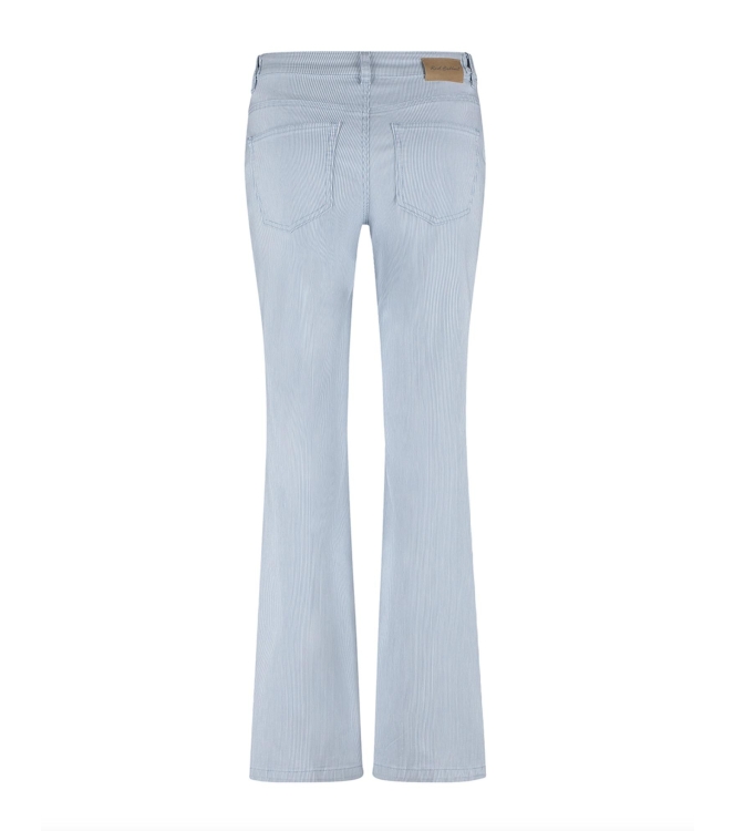Red Button Colette & loops denim stripe Beachblue