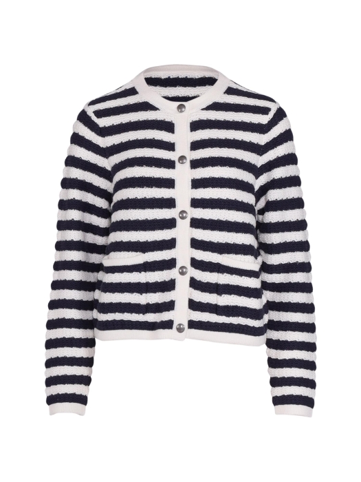 Red Button Danelle stripe Ecru navy