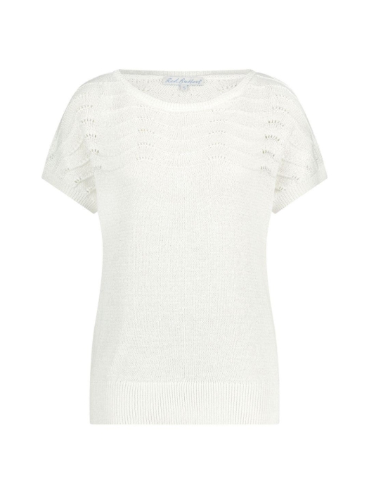Red Button Jerry top Offwhite