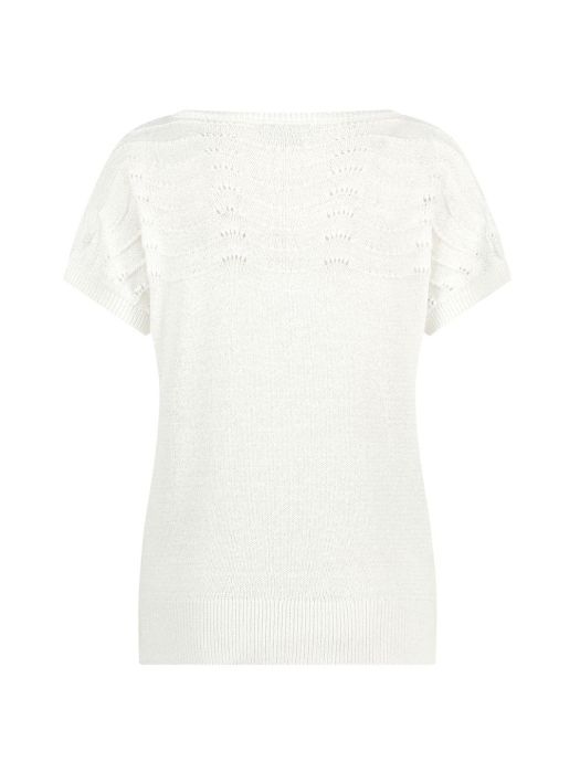 Red Button Jerry top Offwhite