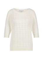 Red Button Sweet pointelle Offwhite