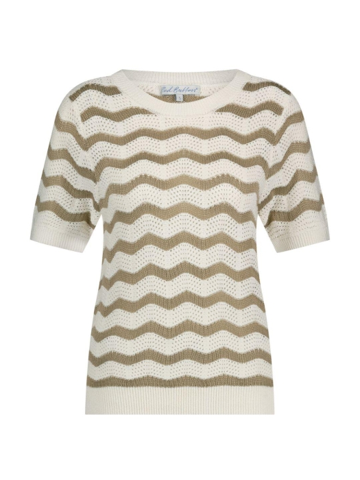 Red Button Sweet zigzag Pebble