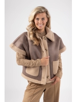 NUKUS Athena Gilet 9 sand