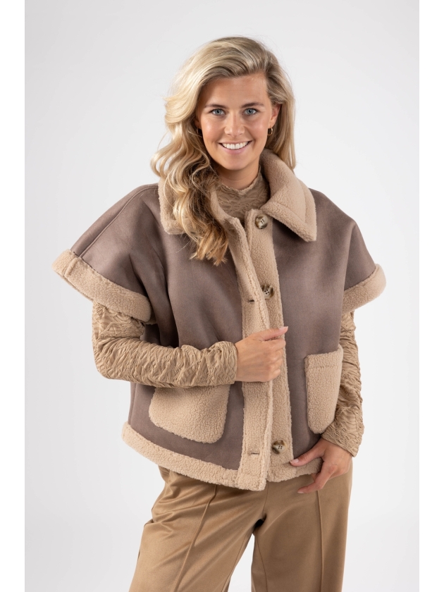 NUKUS Athena Gilet 9 sand