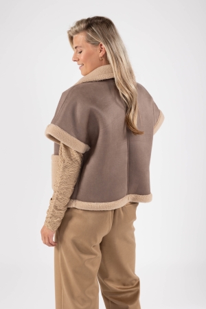 NUKUS Athena Gilet 9 sand