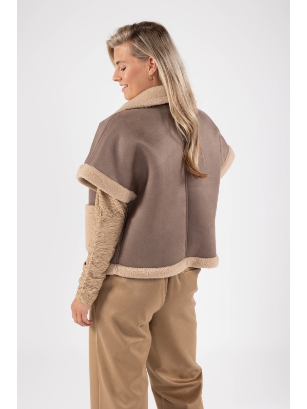 NUKUS Athena Gilet 9 sand
