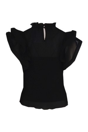 Joseph Ribkoff LDS 2 PC Top  11 Black