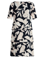 Betty Barclay Kleid Kurz 1/2 Arm 9875 Black /beige