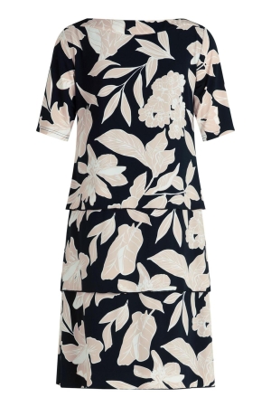 Betty Barclay Kleid Kurz 1/2 Arm 9875 Black /beige