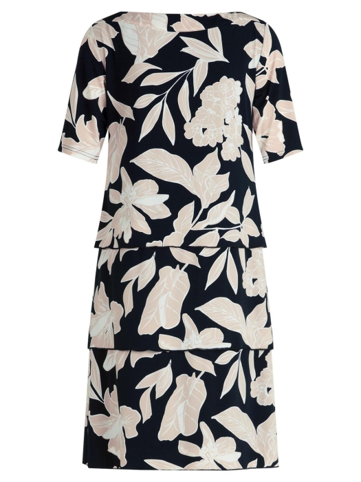 Betty Barclay Kleid Kurz 1/2 Arm 9875 Black /beige