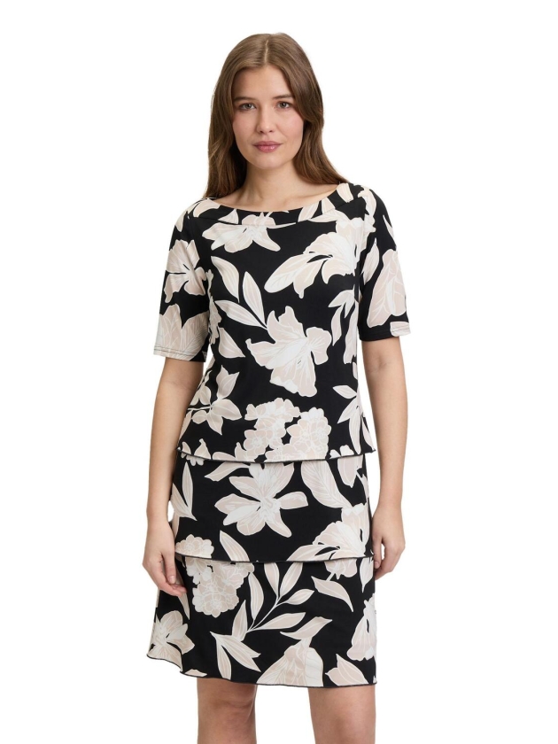 Betty Barclay Kleid Kurz 1/2 Arm 9875 Black /beige