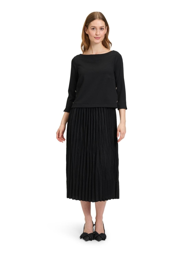 Betty Barclay Kleid Lang 3/4 Arm 9045 Black