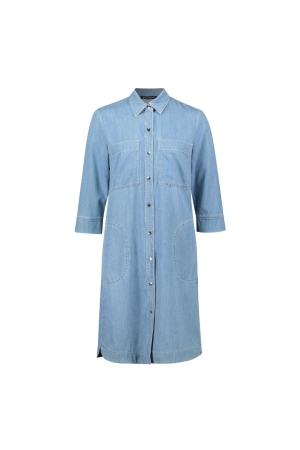 Betty Barclay Kleid Kurz 3/4 Arm 8618 Light blue denim