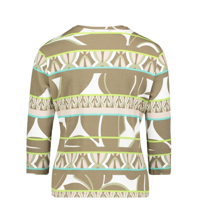 Betty Barclay Shirt Jacke Kurz 3/4 Arm 5856 Khaki/green
