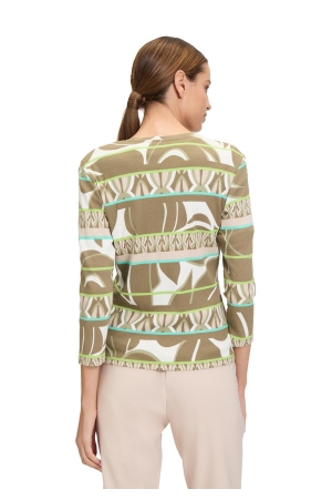 Betty Barclay Shirt Jacke Kurz 3/4 Arm 5856 Khaki/green