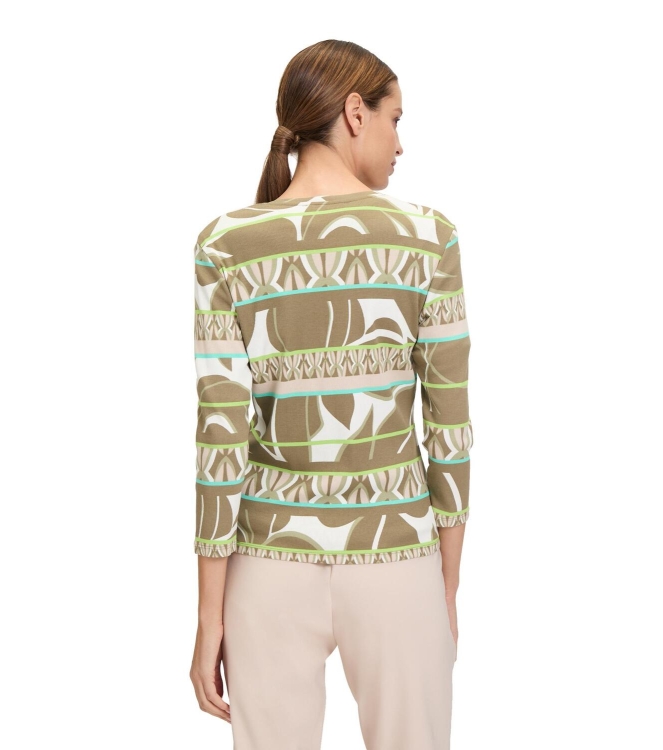 Betty Barclay Shirt Jacke Kurz 3/4 Arm 5856 Khaki/green