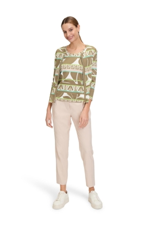 Betty Barclay Shirt Jacke Kurz 3/4 Arm 5856 Khaki/green