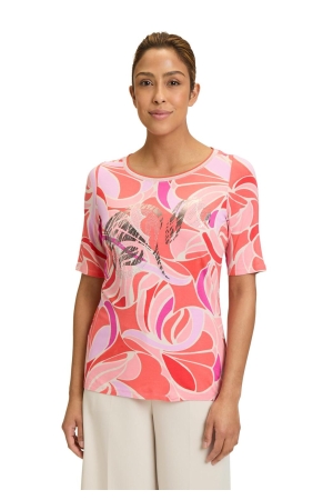 Betty Barclay Shirt Lang 1/2 Arm 4826 Red/rose