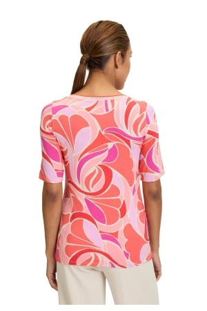 Betty Barclay Shirt Lang 1/2 Arm 4826 Red/rose