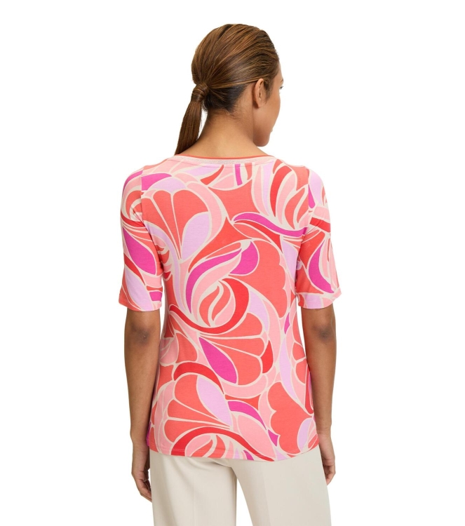 Betty Barclay Shirt Lang 1/2 Arm 4826 Red/rose