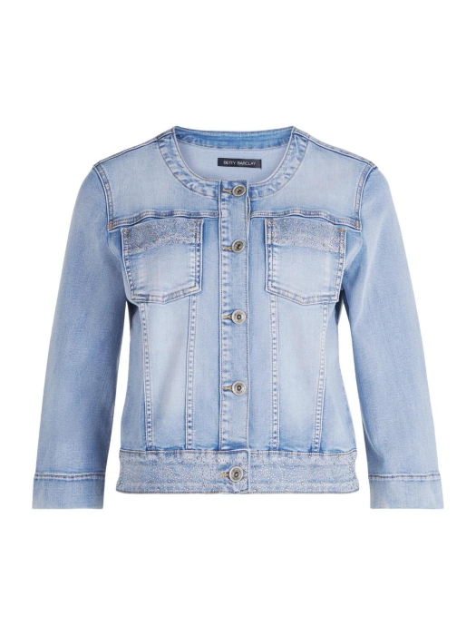 Betty Barclay Blazerjacke Kurz 3/4 Arm 8618 Light blue denim