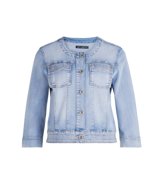 Betty Barclay Blazerjacke Kurz 3/4 Arm 8618 Light blue denim
