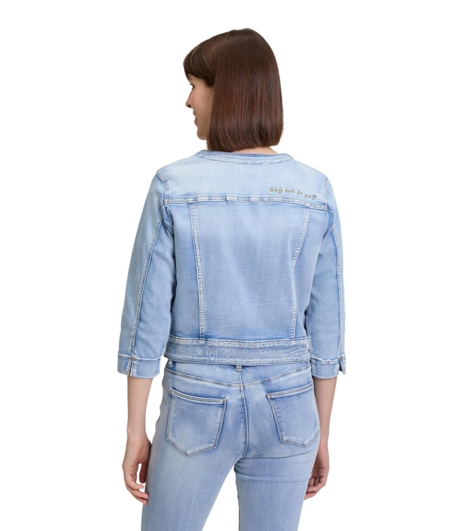 Betty Barclay Blazerjacke Kurz 3/4 Arm 8618 Light blue denim