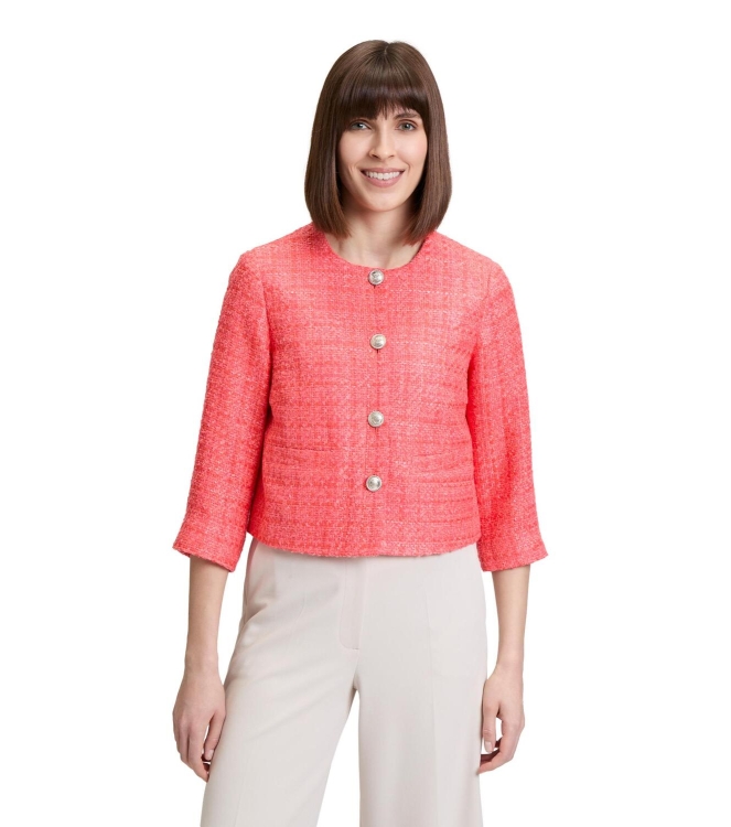 Betty Barclay Blazerjacke Kurz 3/4 Arm 4052 Hot coral