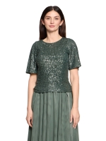 Vera Mont Shirt Kurz 1/2 Arm 5593 Evening green