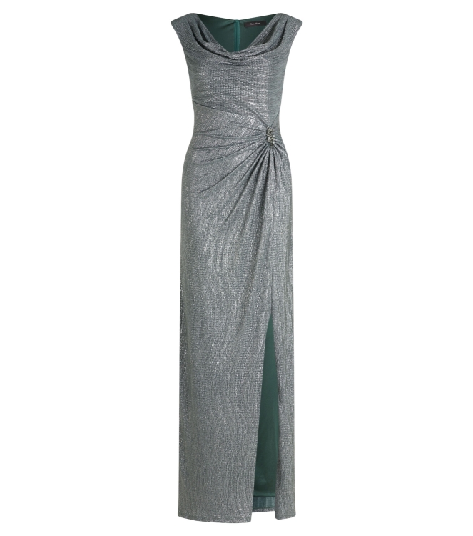 Vera Mont Kleid Lang ohne Arm 5899 Dark green/grey
