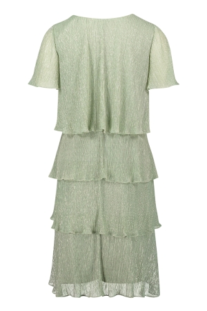 Vera Mont Kleid Kurz 1/2 Arm 5896 Green/silver
