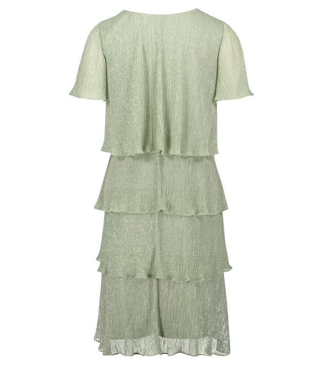 Vera Mont Kleid Kurz 1/2 Arm 5896 Green/silver