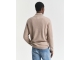 Gant Superfine Lambswool Half-Zip Sweater 295 dk. sand melange