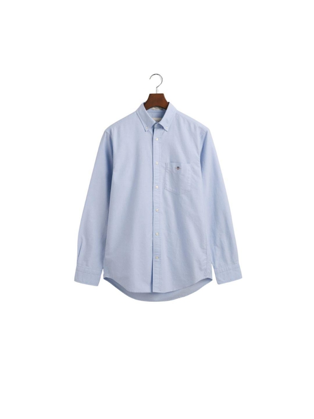 Gant Regular Fit Classic Oxford Shirt 455 light blue
