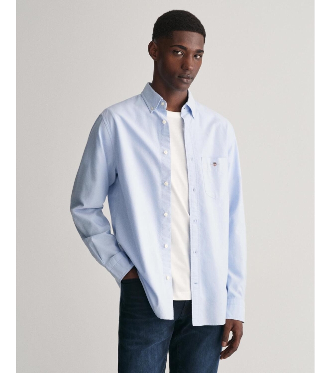 Gant Regular Fit Classic Oxford Shirt 455 light blue