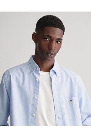 Gant Regular Fit Classic Oxford Shirt 455 light blue
