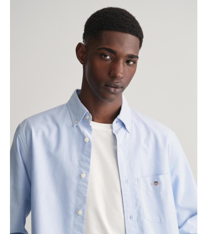 Gant Regular Fit Classic Oxford Shirt 455 light blue