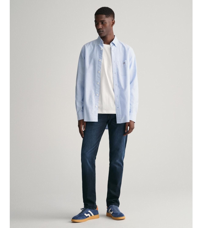 Gant Regular Fit Classic Oxford Shirt 455 light blue